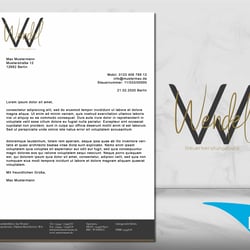 Logodesign und Briefpapier Wendel