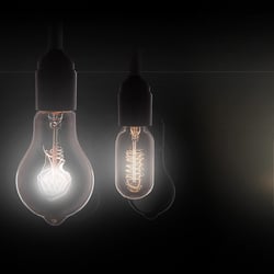Squared lightbulbs