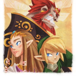 The Legend of Zelda Fanart – Träger des Triforce