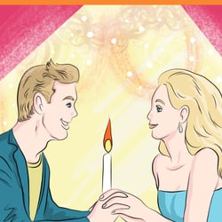 Romantisches Candle Light Dinner