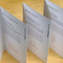 zweiseitiger Treppenfalz