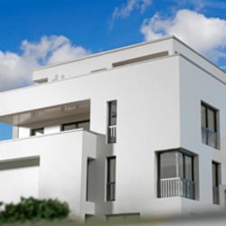 Architekturmodell der Tempelhofer Gärten 2