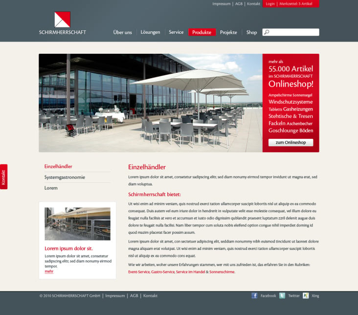 Screendesign