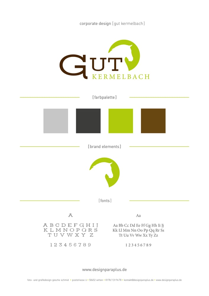 Logodesign für einen Reitstall