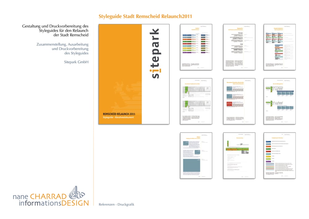 Styleguide Stadt Remscheid Relaunch2011
