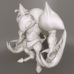 Mantis Ant Clayrender