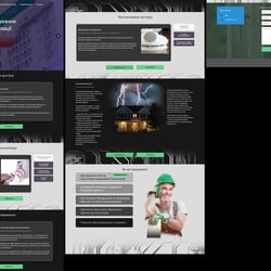 Es war ein Website für die Installation von Sicherheits- und Videoüberwachungssystemen.