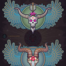 Sagittarius und Capricorn