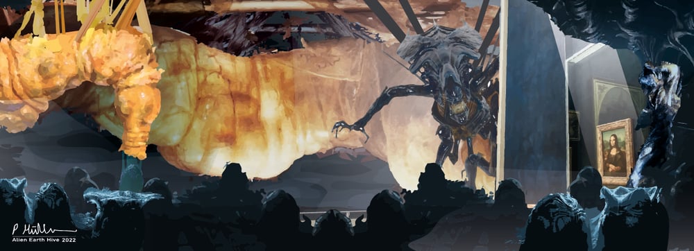 Aliens auf der Erde – auch im Louvre