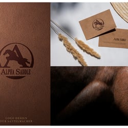 Logo Design für Alpha Saddle