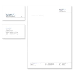 team79 Beratungsgesellschaft. Konzept, Corporate Design und Logo.