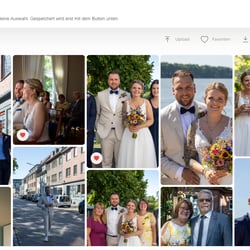 GalleryDock Favoriten – Bilderauswahl in der Kundengalerie für Fotografen