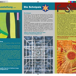 Flyer für eine Patchwork-Ausstellung Seite 2