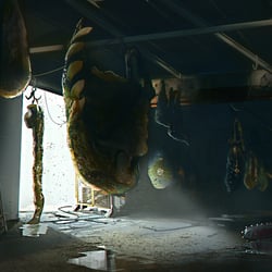 Monju Hunters of Sōfugan Island – Meat Hangar Concept