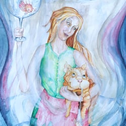 A toast to true love / Aquarell / Din A2