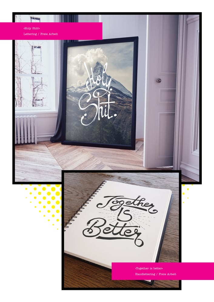 Handlettering / Freie Arbeit
