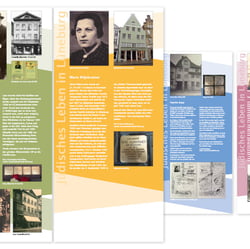 Gestaltung von Ausstellungsrollups