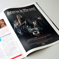 Anzeigengestaltung „Sturm und Drang“ (GUN Rec.)