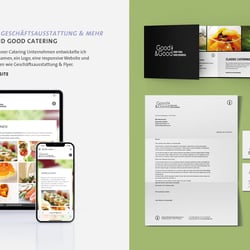 WEBSITE, GESCHÄFTSAUSSTATTUNG & MEHR – GOOD AND GOOD CATERING