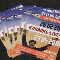 flyers für Karaokeabend