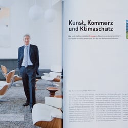 Neue Energie, September 2010. Albert Filbert, Geschäftsführer des Energieversorgers Entega