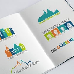 Logoentwürfe Die Gläserne Stadt