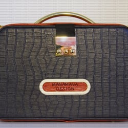 Radiohandtasche Akkord U61 schwarz-rot, Rock ’n Roll