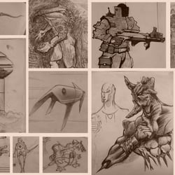 Charakter Design Sketching, Pencil