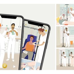 charaktere + backdrops // spiele-app „aktion saubere hände“ i.A. Lindgrün GmbH (2/2)