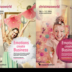 Christmasworld Messe Frankfurt: Ausarbeitung eines Keyvisuals für den Christmasworld Pitch 2015