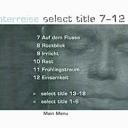 DVD – Winterreise Trackauswahl