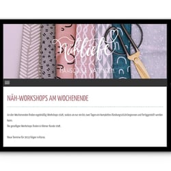Website für Nähliebe Ratingen
