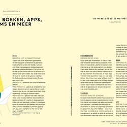 Lesen – Illustration für Flow Magazin Artikel über Bücher, Blogs und mehr zum Thema Achtsamkeit