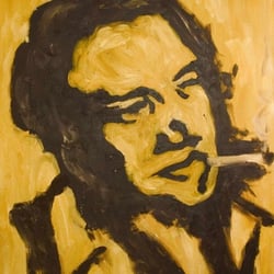 Django 2 (oil on canvas, 50 × 70 cm)