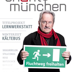 Christian Ude bei Mila Pairan für Magazin „Charity München“