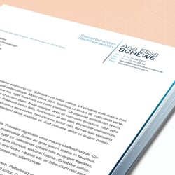 Briefpapier für eine Kanzlei