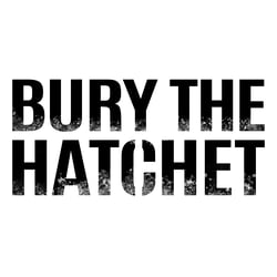 Reines Schriftlogo für Bury the Hatchet