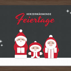 Bastelset für Nikolauskarten