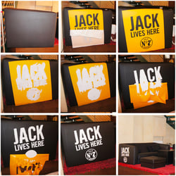 Tailer-Made Sofabeschriftung Jack Daniel’s