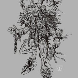 Krampus Vorskizze
