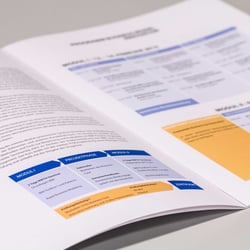 Redesign RWTH International Academy Printmedien