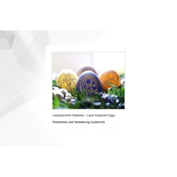 Lasergravur – Ostereier