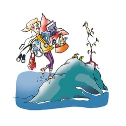 Auf der Insel