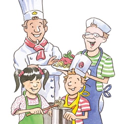 Das Kochteam von kindertischset.de
