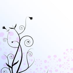Floral Background filigree