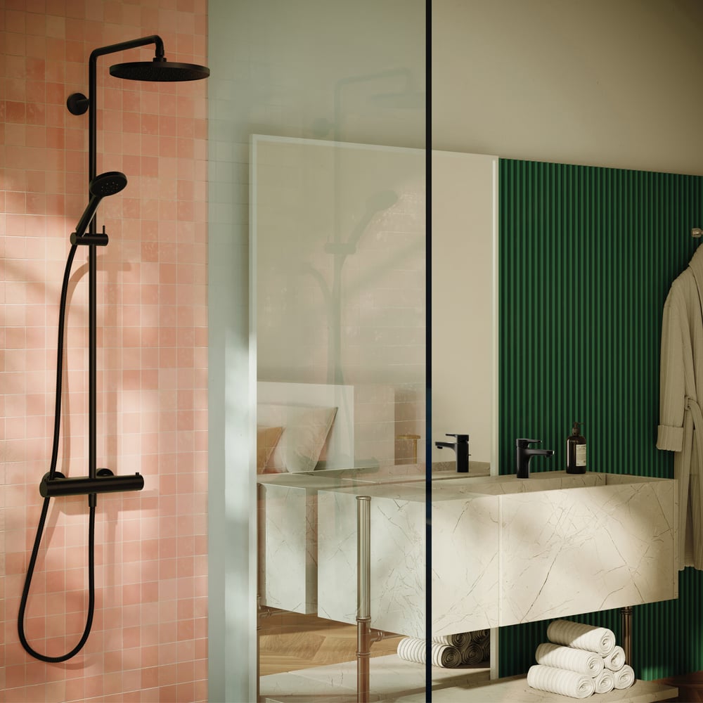 Produktvisualisierung von Designarmaturen für stylische Badezimmer
