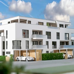 Architekturmodell der Tempelhofer Gärten 1