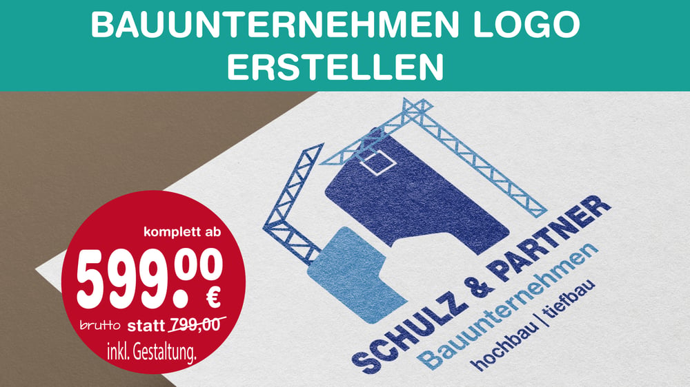 Logo für Bauunternehmen erstellen | Layout gestalten