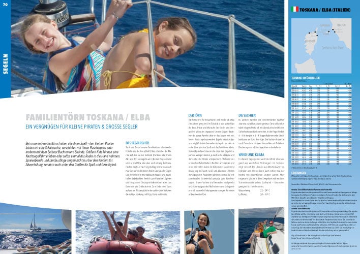 Familientörn Toskana / Elba