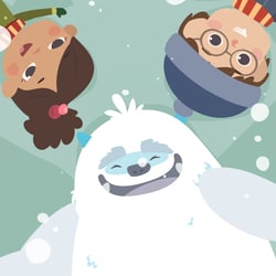 Scene from the animation